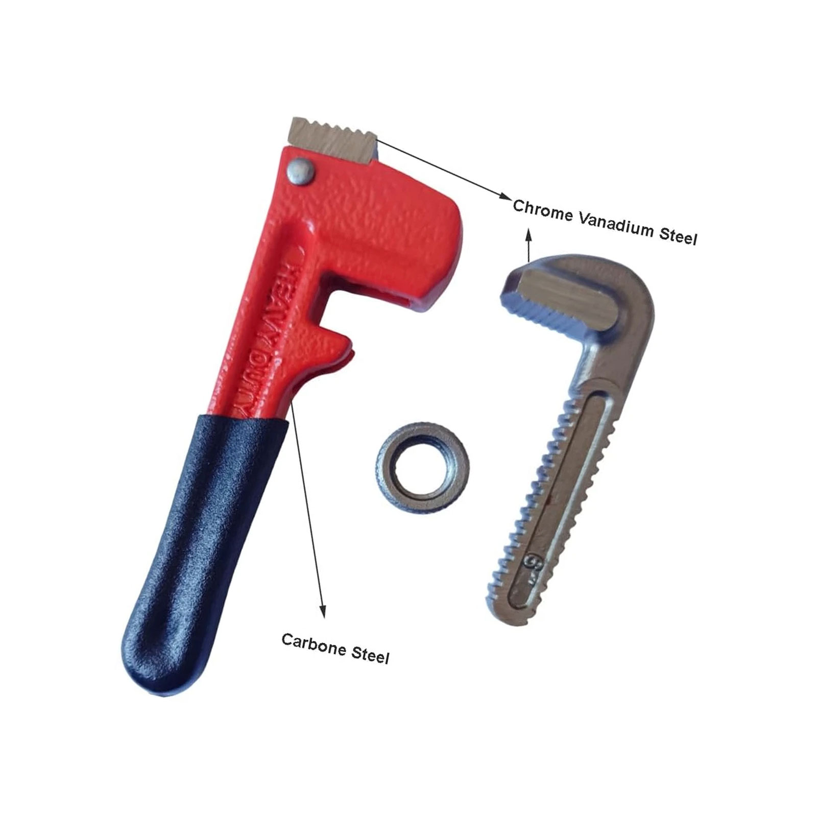 Pipe Wrench Adjustable - 【Chiave per tubi da 6 pollici