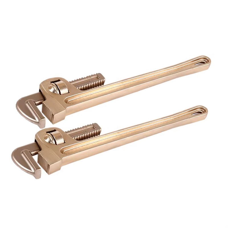 Pipe Wrench Adjustable - Chiave per Tubi Industriale Antiscintilla Regolabile