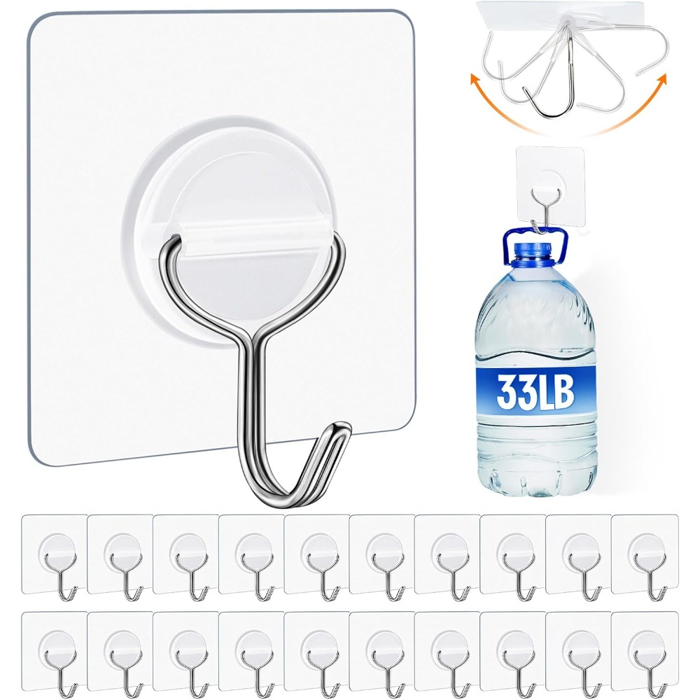 Home Improvement In Usa - Ganci Adesivi Resistenti da Parete 33lb