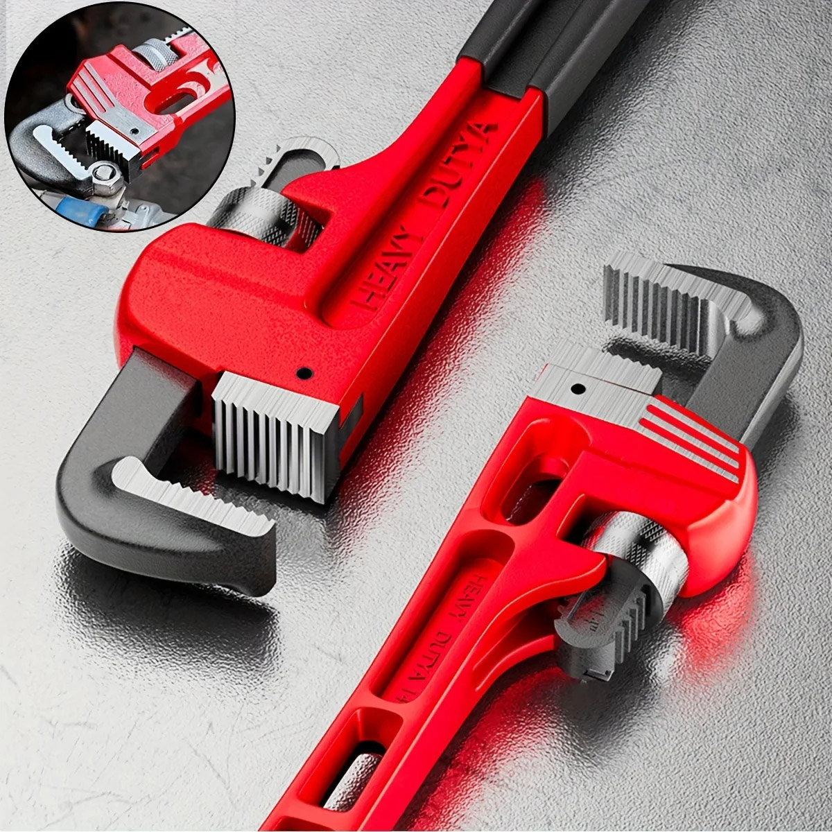 Pipe Wrench Adjustable - Chiave a Tubo Dritta da 12/8