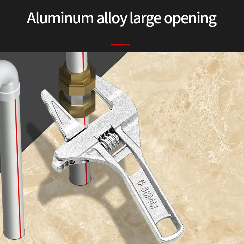 1PC 6-68mm Set di riparazione  - Pipe Wrench Adjustable recensione e prezzo